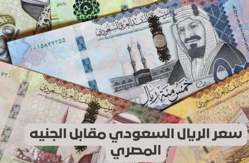 سعر الريال السعودي في السوق السوداء