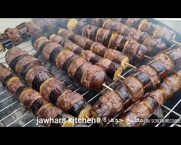 طريقة عمل كباب الباذنجان المشوي نكهة شرقية مميزة
