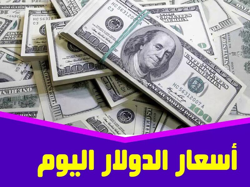 سعر الدولار اليوم مقابل الجنيه المصري وسعره في السوق السوداء