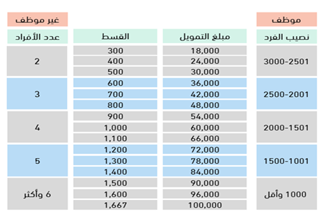 تمويل بنك التنمية الاجتماعية