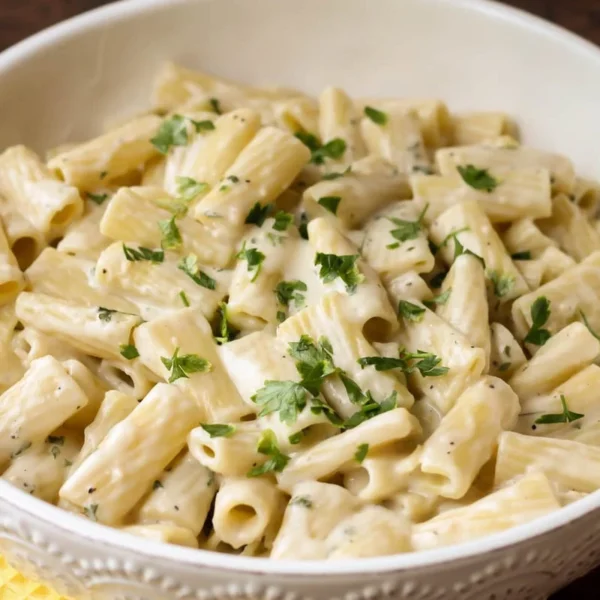 طريقة عمل المكرونة بالوايت صوص