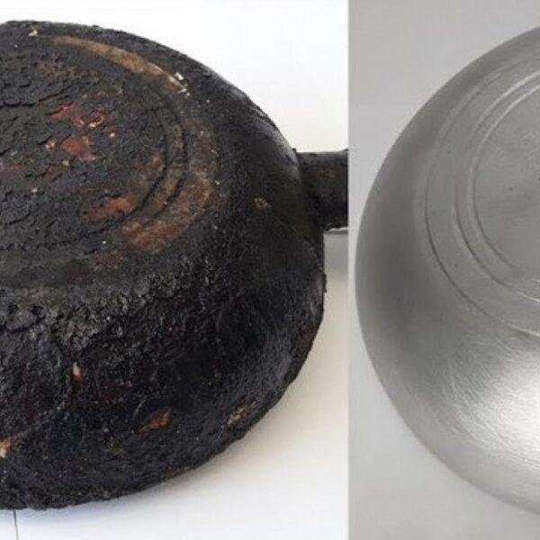 تنظيف الطاسات المحروقة