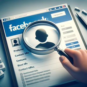 معرفة ايميل الفيس بوك