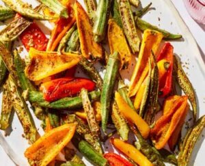 طريقة عمل البامية المشوية