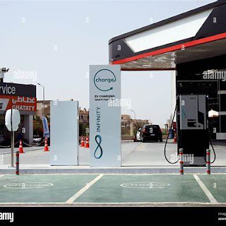 أماكن شواحن السيارات الكهربائية