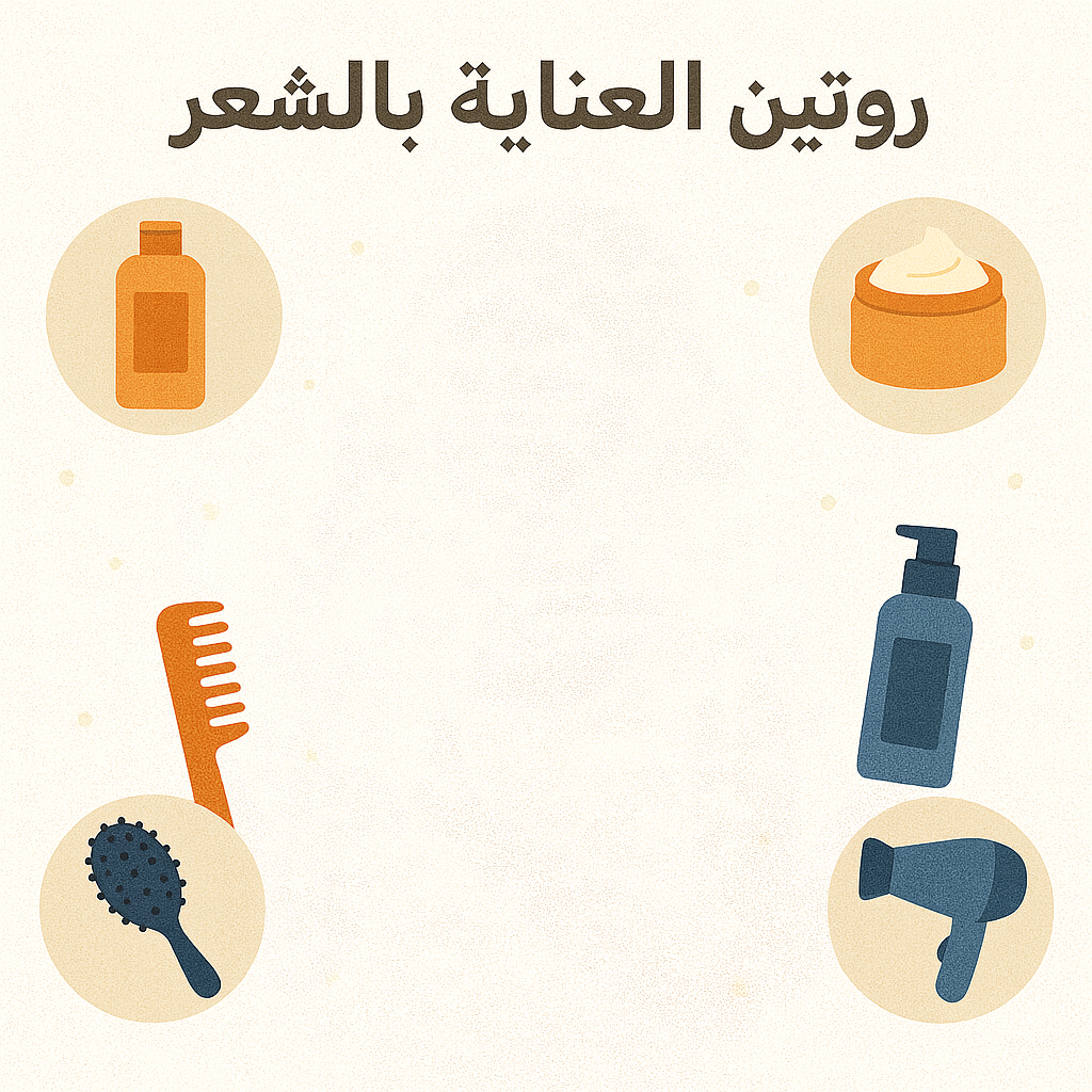 روتين العناية بالشعر