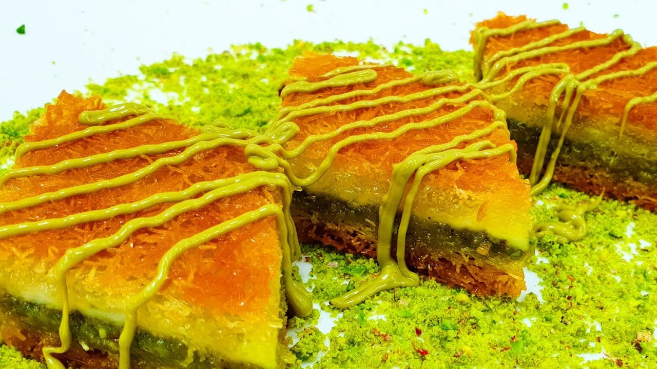 طريقة عمل الكنافة بالبستاشيو