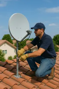 احمد لتركيب دش في الإسماعيلية