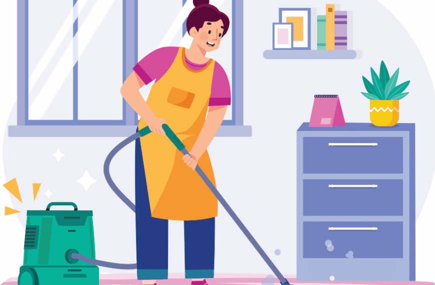 عاملات تنظيف بالساعة في الشارقة