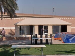 تركيب خيمة ملكية ثابتة بأحدث التصاميم