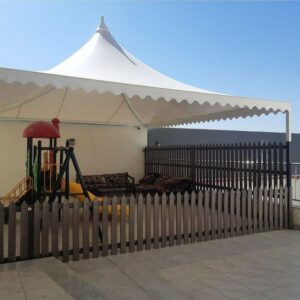 تركيب افضل مظلات هرمية قبب بأحدث الأشكال والتصميمات