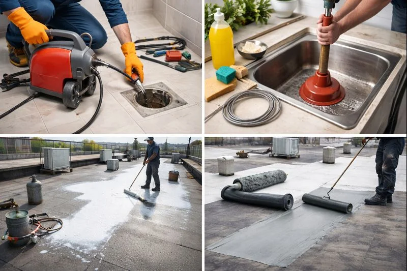 حل احترافي لتسليك المجاري بالخرج