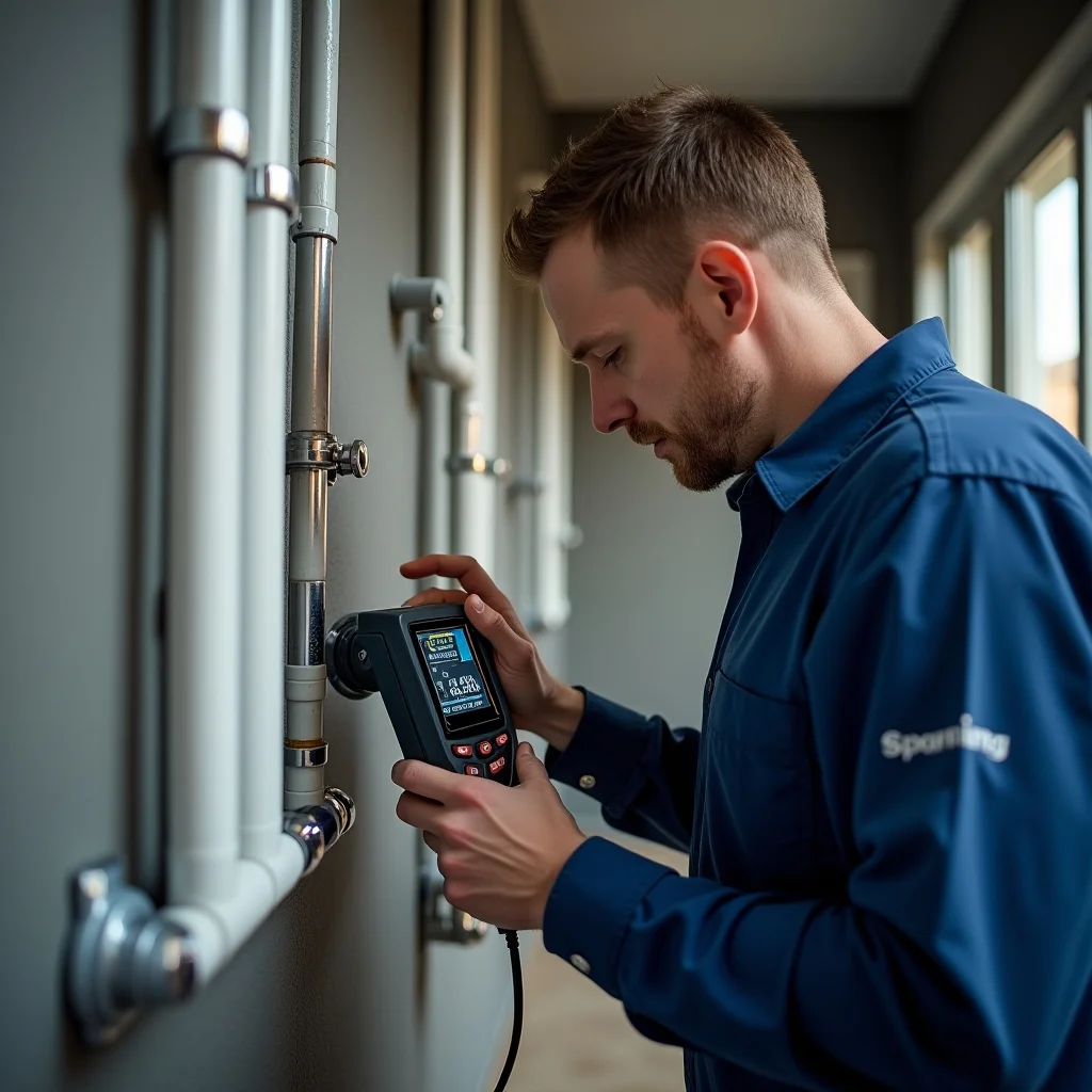 فحص شبكات المياه ومعالجة التسربات