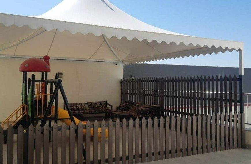 تركيب افضل مظلات هرمية قبب بأحدث الأشكال والتصميمات