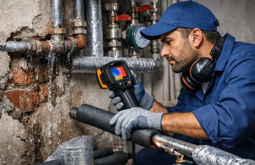 شركة كشف تسربات المياه