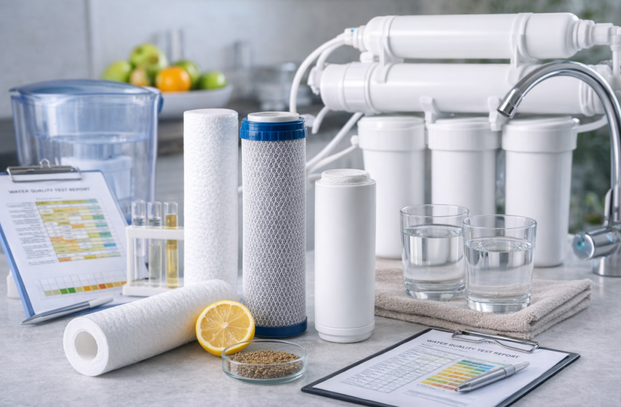 كيف تختار فلتر مياه مناسب لمنزلك؟ دليل مبسط