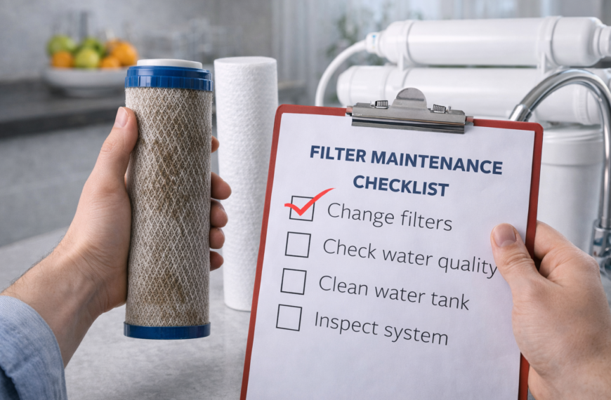 أخطاء شائعة عند استخدام فلاتر المياه في المنزل