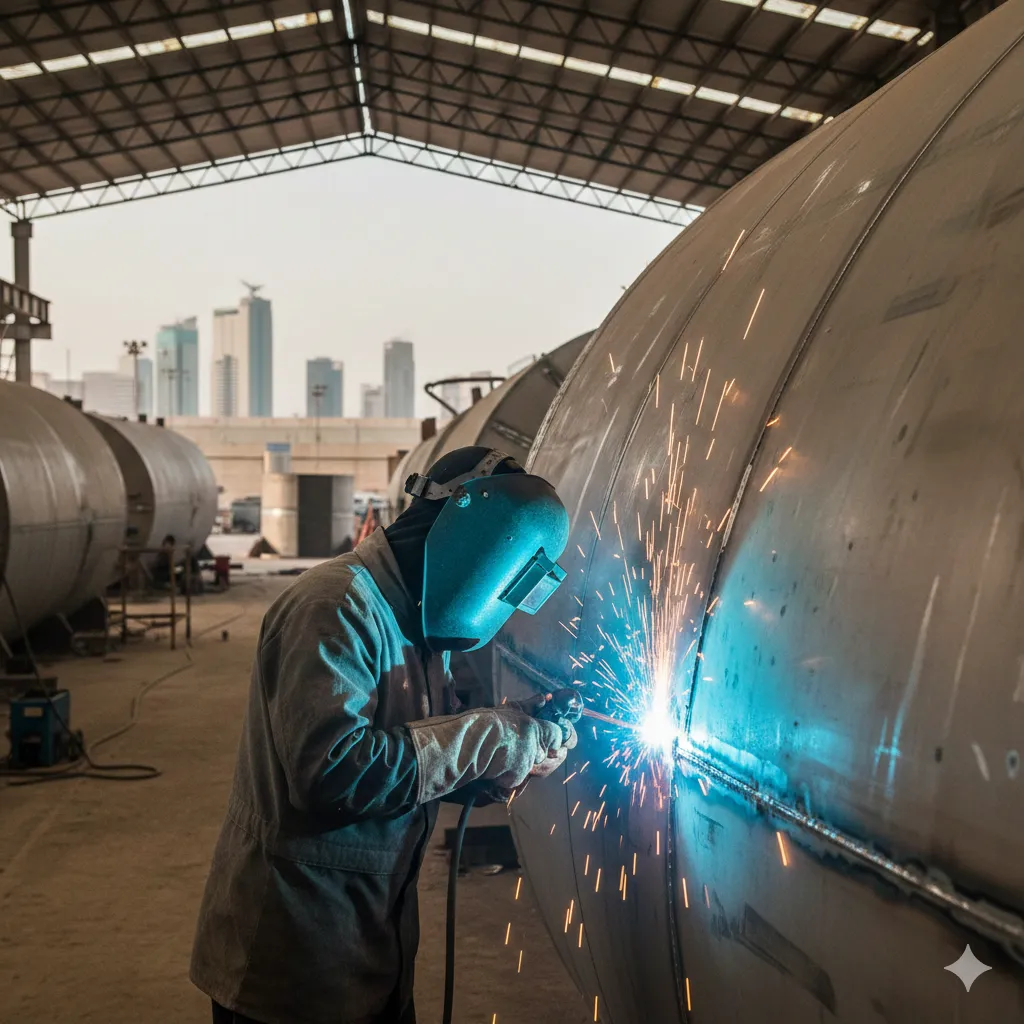 شركة لحام خزانات بالرياض باحترافية عالية