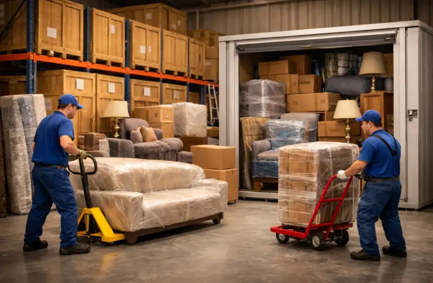 تخزين اثاث بالرياض مع تغليف وحماية