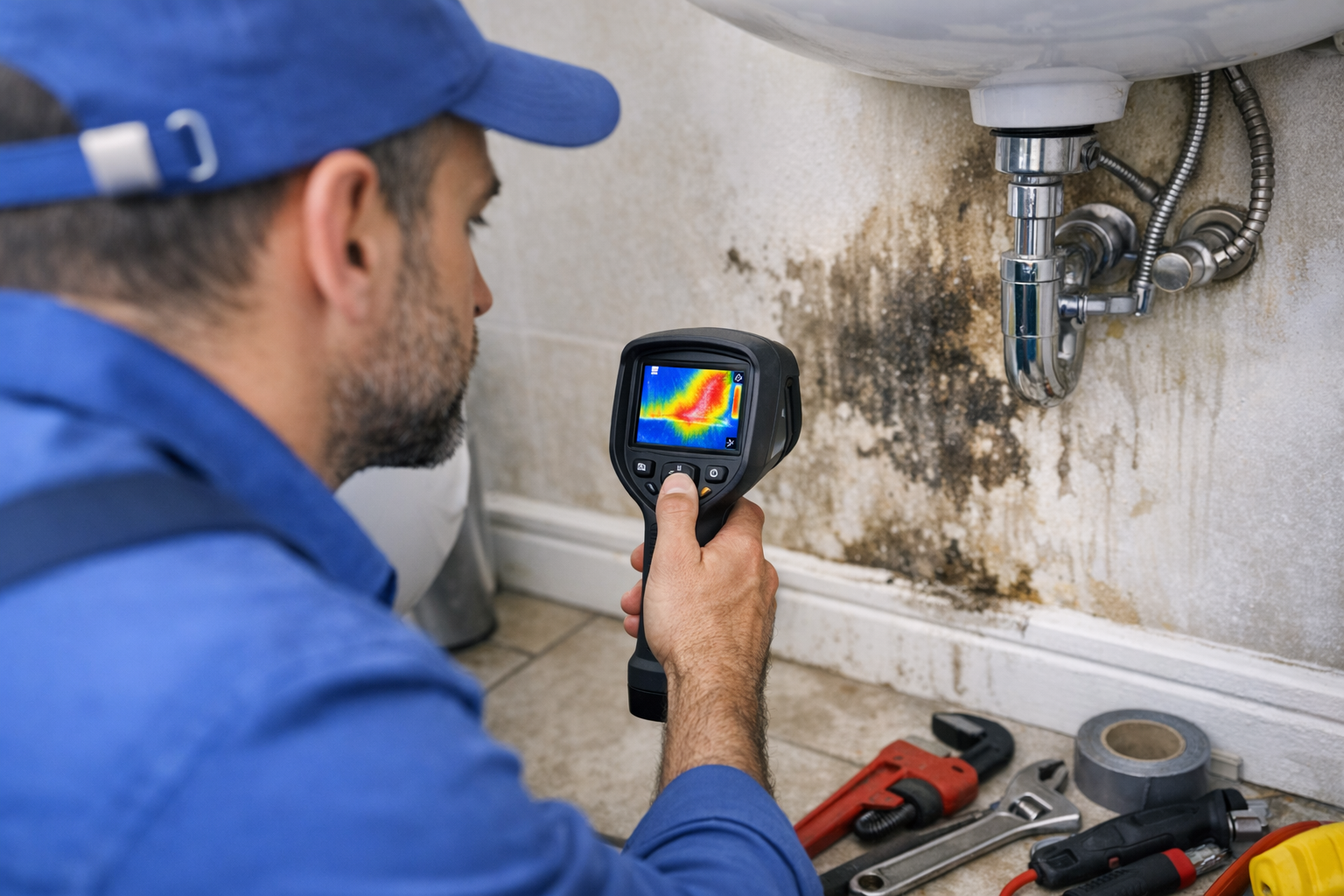 تسربات المياه في المنزل