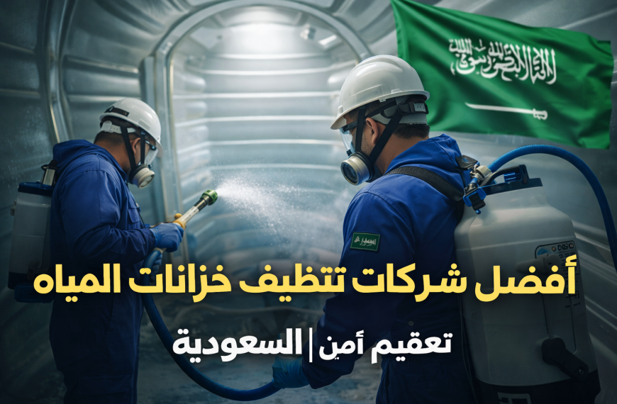 شركات تنظيف خزانات المياه
