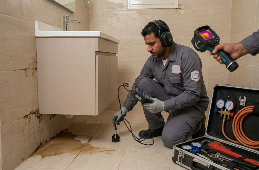 كشف تسربات المياه بخميس مشيط