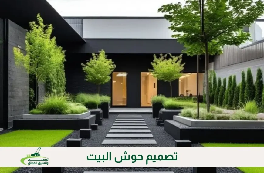 تصميم حوش البيت