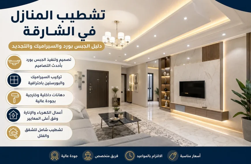 تشطيب المنازل في الشارقة