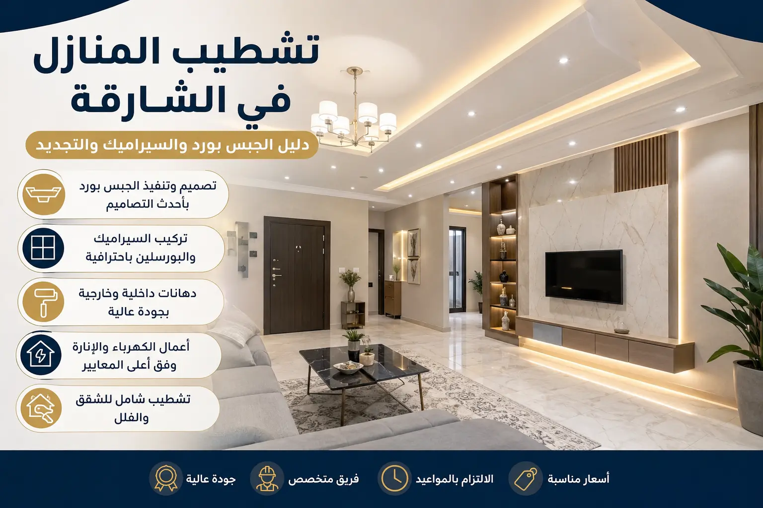 تشطيب المنازل في الشارقة